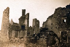 2éme bataille de la Marne - Ruée Allemande  de 1918 ( during German offensive 1918) -  Eglise de Veho / Veho church (photo VestPocket Kodak Marius Vasse 1891-1987) - Photo of Ogéviller