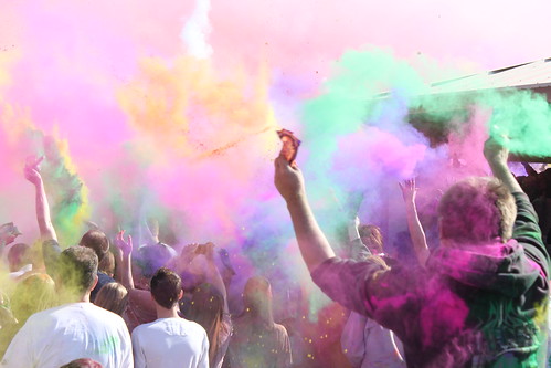 Holi Festival of Colors, Utah 2010 - Chalk Explosion