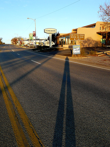 street shadow sign museum utah long taco navajo blanding edgeofthecedars project365 ourdailytopic phantomphotographer