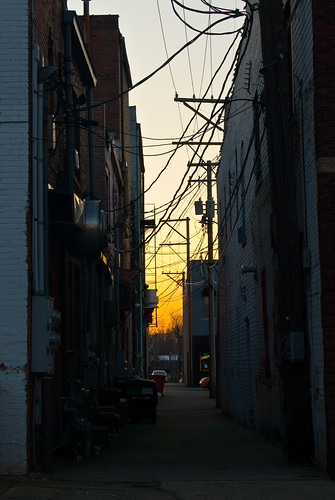 christmas sunset alley