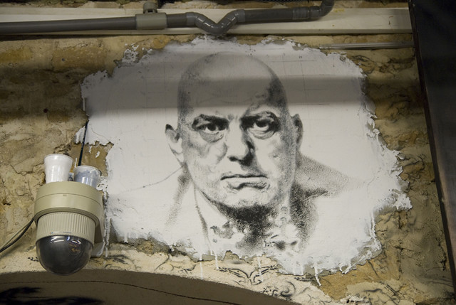 Aleister Crowley painted portrait _DDC7564
