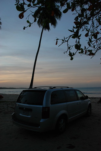 sunset beach puertorico minivan 2010 luquillo march2010