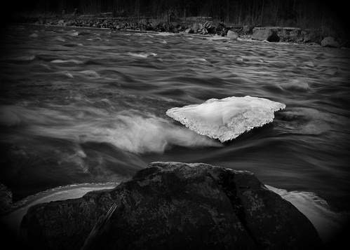 white motion blur ice water rock canon river frozen movement rocks freeze splash xsi