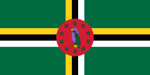 america flag caribbean dominica bandeiras caraíbas