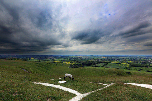 Stormclouds over Uffington