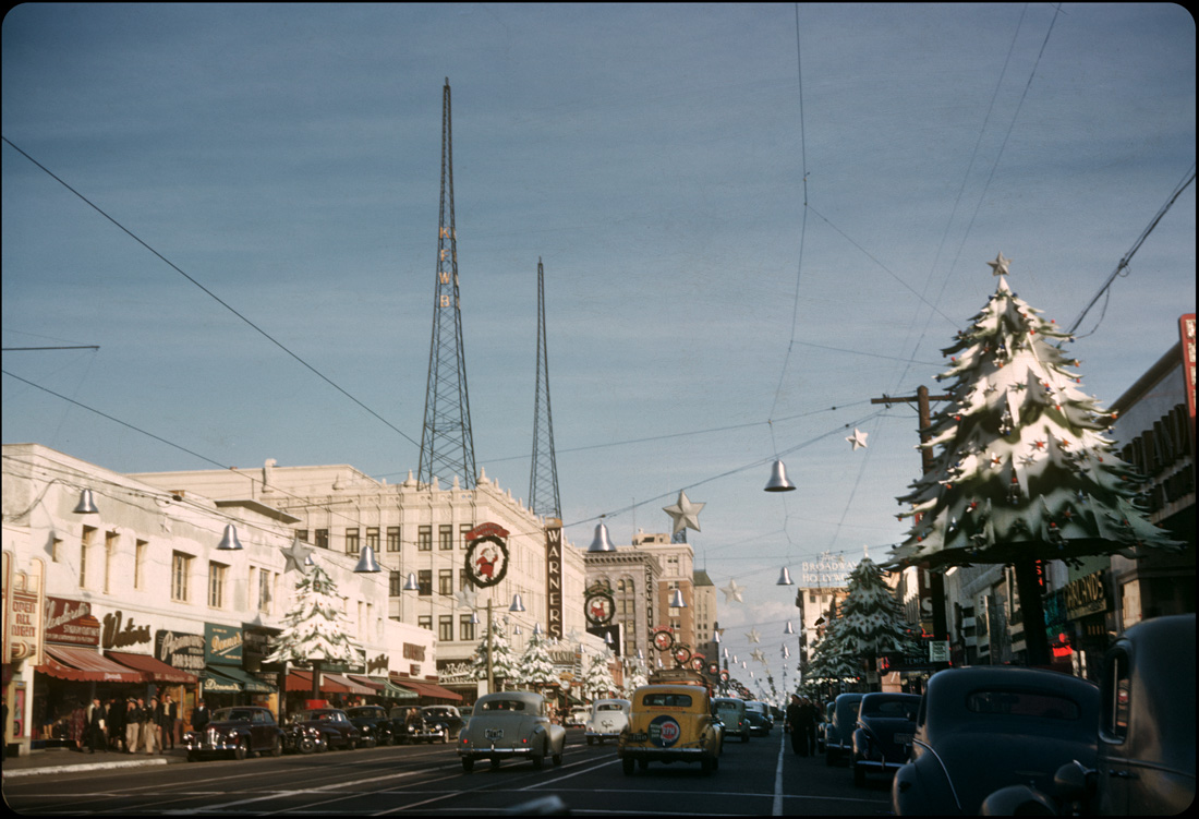 It's a Hollywood Blvd. Christmas — 1945