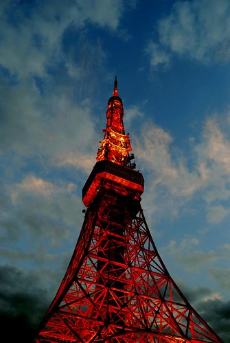Tokyo Tower of evening