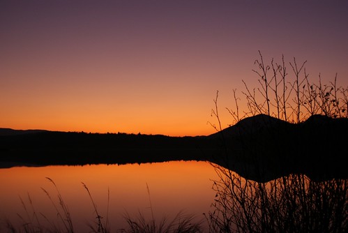 sunset moon ny nature evening lakeplacid nny