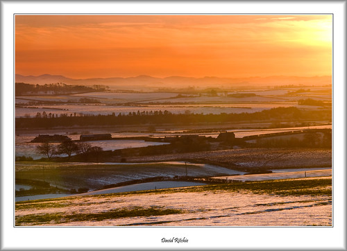 winter sunset england landscape berwickupontweed colorphotoaward