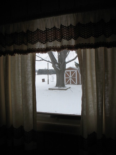 winter light snow tree window wisconsin geotagged curtain shed sheboygan wi grandmashouse gibbsville