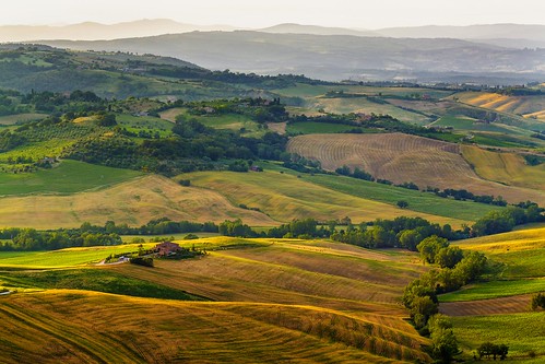 toscana toskana tuscany italy italien italia montepulciano landscape landschaft sunset fields