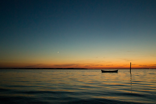 sunset sea beach strand boat sony dslr hav solnedgang båd a550 varbjerg alpha550