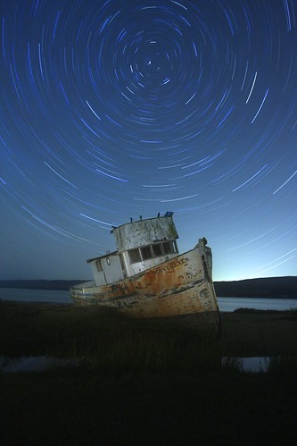 longexposure lightpainting abandoned night reflections boat decay north shipwreck pointreyes startrails polaris northstar leonidmeteorshower canon40d