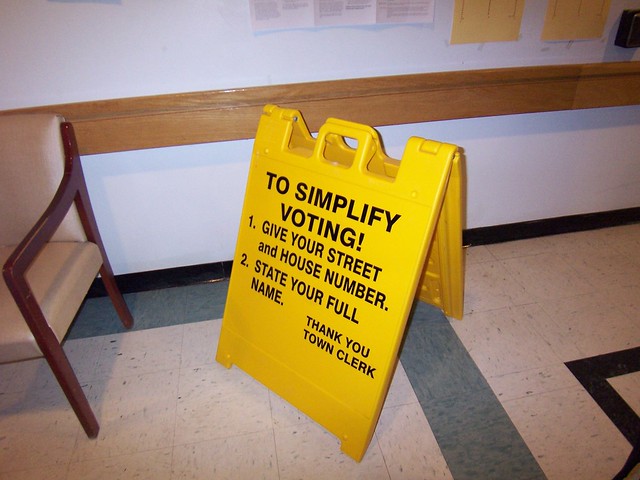 to simplify voting...