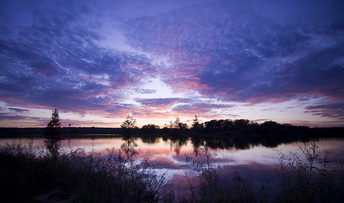 sunset lake pond texas bigsky wideanglelens