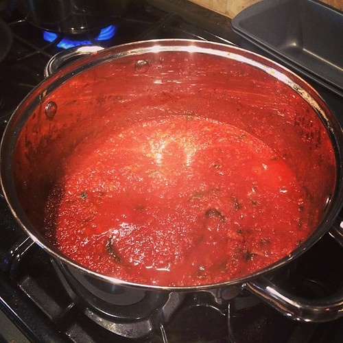 #pasta sauce is happening now! I'm ready for #dinner! #homemade   #fromscratch