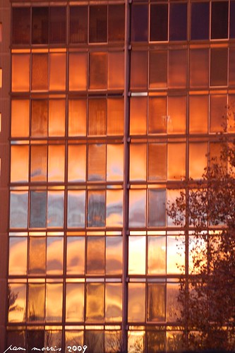 blue windows light orange sun tower sunrise colorado apartment denver condo pammorris nikond40 denverpam