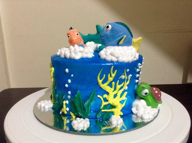 Finding Nemo Themed Cake by Verl's Kitchen