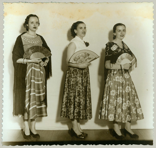 Three Women in costume