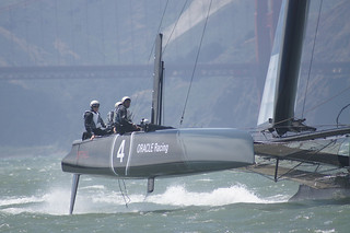 The Oracle Racing Team Shows off AC45's