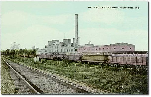 usa color history industry fence buildings factory indiana trains transportation decatur adamscounty businesses railroads hoosierrecollections
