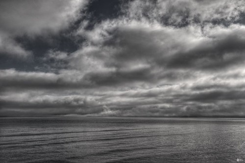 ocean sunlight canada fog clouds novascotia calm capebreton ripples mira cs4 photomatix hdr3ex d700 mirabay miragut