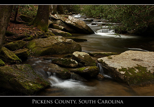 sc water creek stream southcarolina pickenscounty
