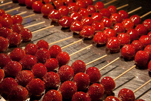 Candied strawberries