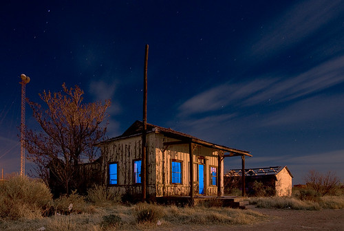 abandoned night town texas orla ghost
