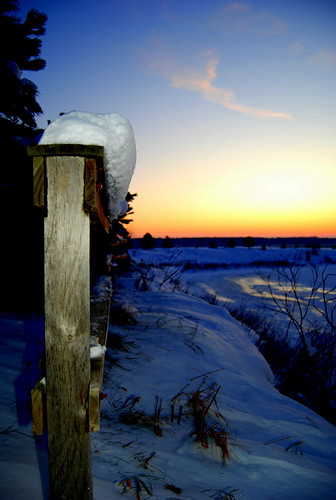 snow sunrise wi wrightstown sunoversnow