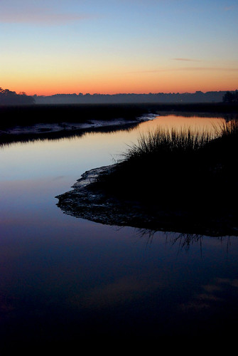 christmas creek sunrise dock glow bend southcarolina marsh beaufort seabrook d40x brosephotgraphy benroseberg