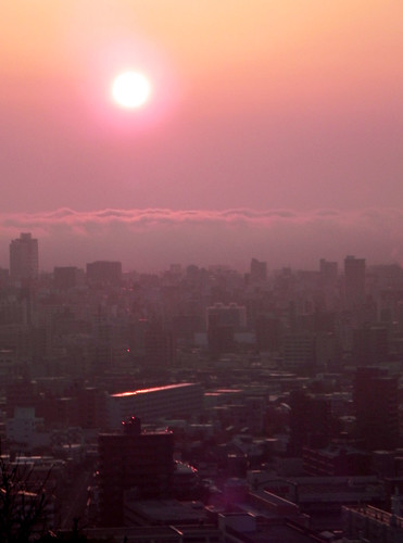 japan sunrise sapporo nikon hokkaido cityscape earlymorning 北海道 札幌 旭山記念公園 asahiyamamemorialpark 旭山記念公園　札幌