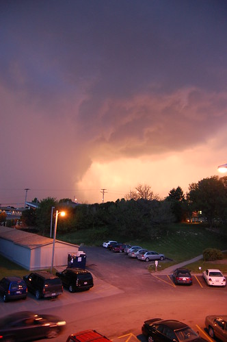 sunset sky rain weather wall clouds sundown tornado looming violent
