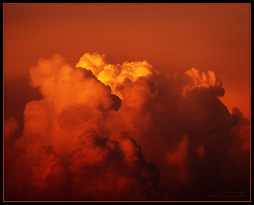 sunset red summer sky orange usa storm weather yellow clouds canon eos unitedstates fb atmosphere indiana inferno 2009 fury fiery cloudscapes cumulonimbus chuckles monon 50d 130000 ef28135mmf3556isusm craigsorenson 20100127053445est