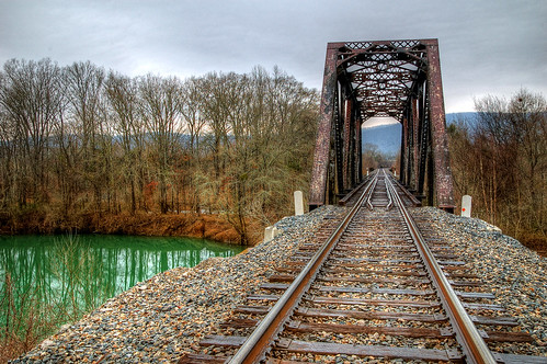 trestle bridge green train alabama tracks explore frontpage hdr woodville photomatix