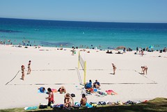 Beach volley, Cottesloe beach, Perth.