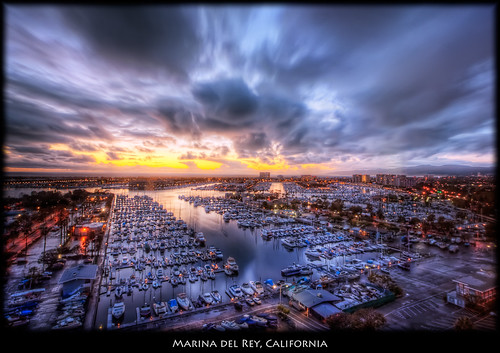 ocean california sunset usa sun clouds sailboat landscape boat us losangeles unitedstates pacific hdr marinadelrey photomatix nikcolorefex imagenomic