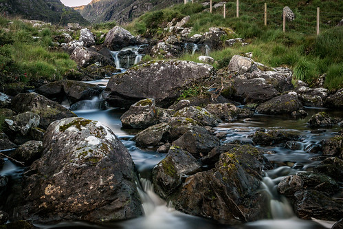 countykerry mountainpasses killarney ireland rivers water mountains sunrise morning europe gapofdunloe riverloe dawn kerry ie