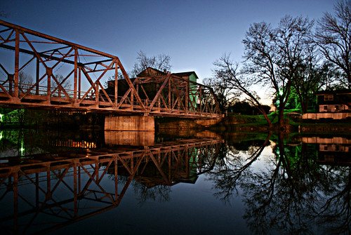 sunset bridges rivers 365 ozark 356days 365project