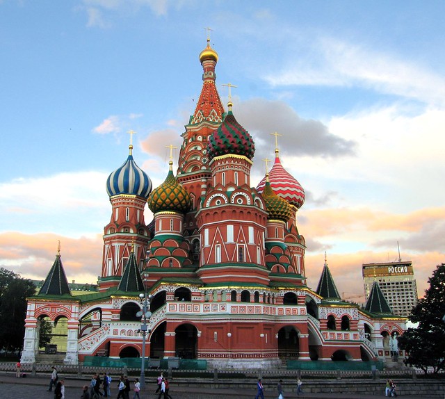 Evening Atmosphere at St. Basil's Cathedral