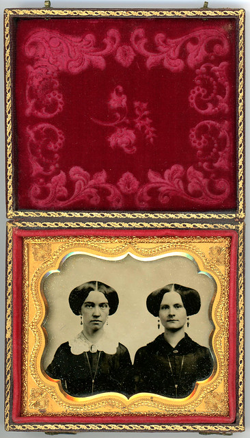 Ambrotype of Two Sisters