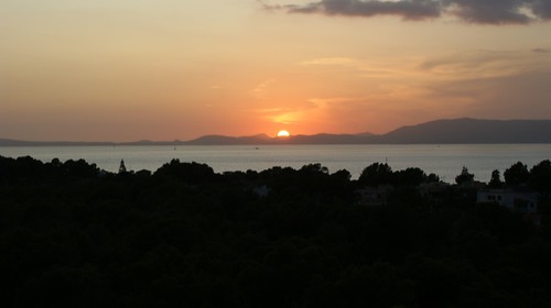sunrise island bay sonnenuntergang sommer urlaub insel mallorca sonne mediterraneansea abendsonne bucht mittelmeer