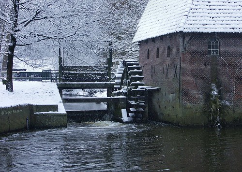 winter snow nature netherlands nederland watermill achterhoek winterswijk gelderland watermolen slinge bekendelle woold bej golddragon berenschot