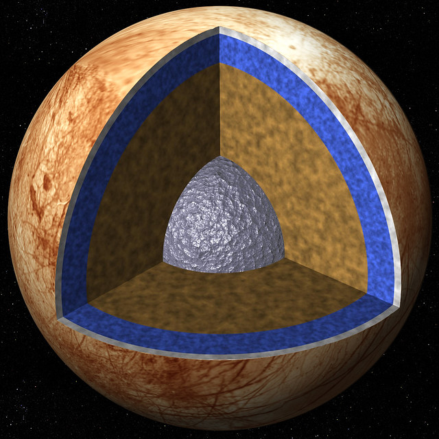 Cutaway view of Jupiter's moon, Europa - a photo on Flickriver