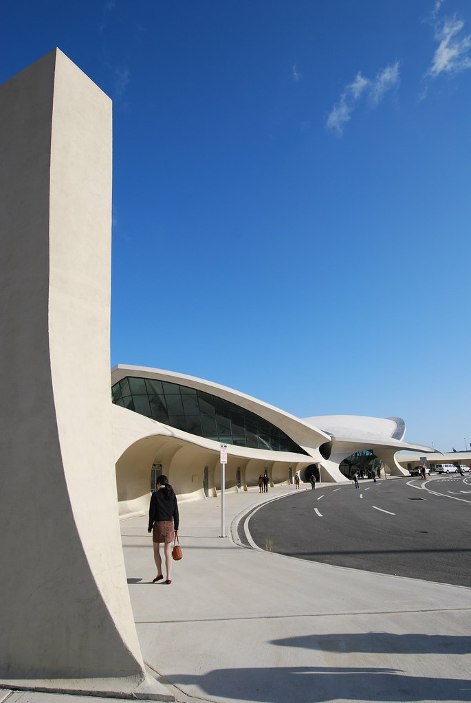 NYC - Queens - JFK Airport - Eero Saarinen - TWA Terminal - Trans World Flight Center