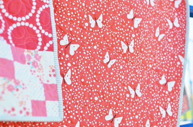 pretty penny patch baby quilt
