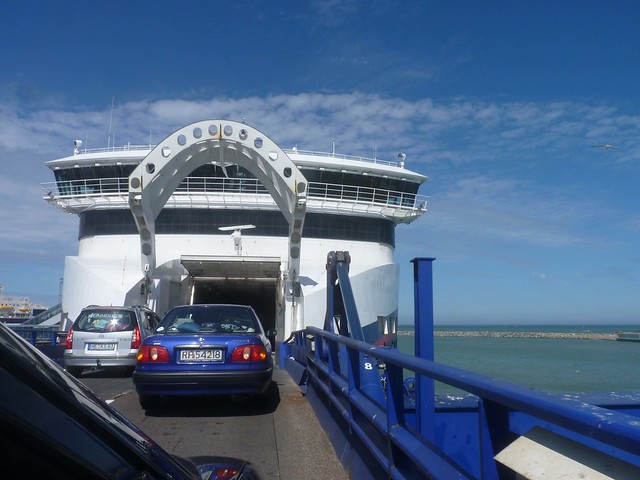 Entering the boat
