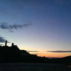 Edinburgh at sunrise #flowfringe #nofilter