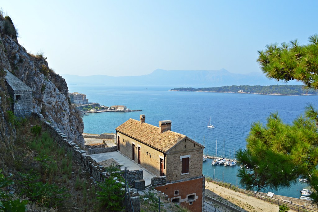 View from the Old Fortress of Corfu Town