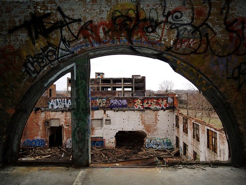 ohio urban abandoned industry window electric graffiti exploring cleveland graff decayed westinghouse urbex
